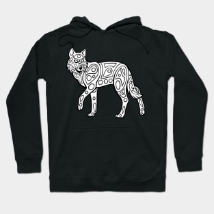 Native Inspired Wolf Hoodie